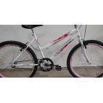 Bicicleta aro 26 mtb s/marchas branco/brilhante wrp