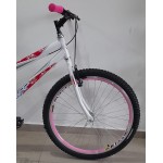 Bicicleta aro 26 mtb s/marchas branco/brilhante wrp