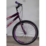 Bicicleta aro 26 mtb s/marchas violeta wrp