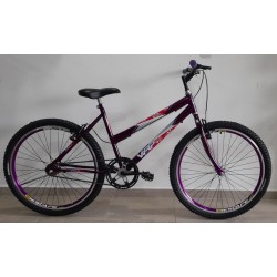 Bicicleta aro 26 mtb s/marchas violeta wrp