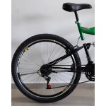 Bicicleta aro 26 full 21v verde/preto wrp