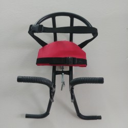 cadeirinha dianteira fixsa no guidao vermelha hc