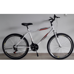 bicicleta aro 26 mtb firenze 21v branco/brilhante wrp
