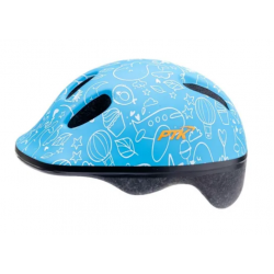 Capacete Infantil baby 1/4 anos unicornio azul ptk