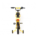 bicicleta aro 14 moto cross amarela unitoys