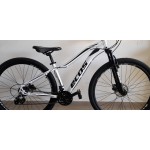 bicicleta aro 29 t15 21V safira f/hidral safira branco/preta ecos