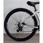 bicicleta aro 29 t15 21V safira f/hidral safira branco/preta ecos