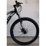 bicicleta aro 29 t15 3 x 7V onix preta/branco ecos