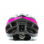 capacete mtb mia c/viseira m preto/rosa absolute