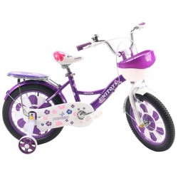 bicicleta aro 16 princessa roxa unitoys