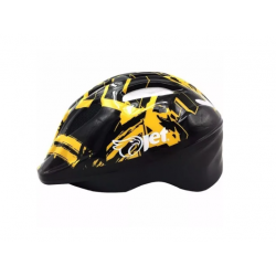 Capacete Infantil tamanho p 44-48 tomcat preto/amarelo jet