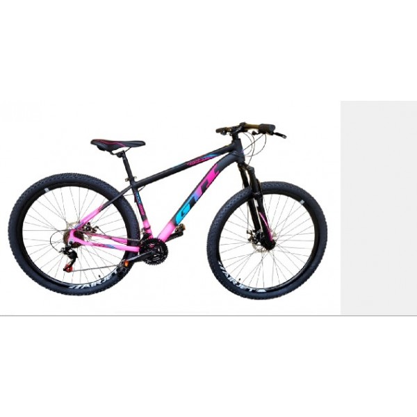 bicicleta aro 29 t17 21V S-1 roma cicolor/preto gti