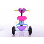 Triciclo infantil giro azul c/rosa unitoys