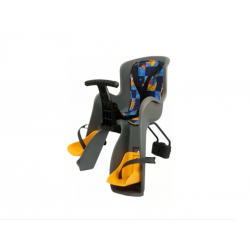 Cadeirinha dianteira com/suporte cinza 25kg sheng fastyll