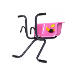 cadeirinha dianteira fixsa no guidao rosa peixinho