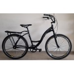 Bicicleta aro 26 aluminio beach/slim preto/brilhante ecos