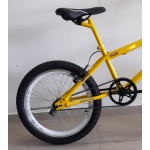 bicicleta aro 20 Freestyle Amarela/brilhante wrp