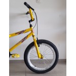 bicicleta aro 20 Freestyle Amarela/brilhante wrp